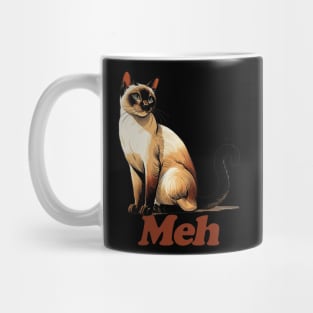 Meh Siamese Cat Mug